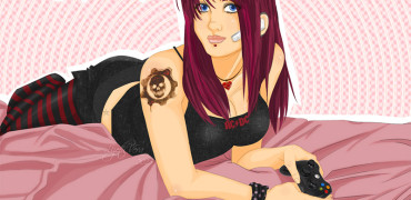 gamer_girl_xbox_360_fan_to_gears_of_war_final_by_manekinekostudio-featured